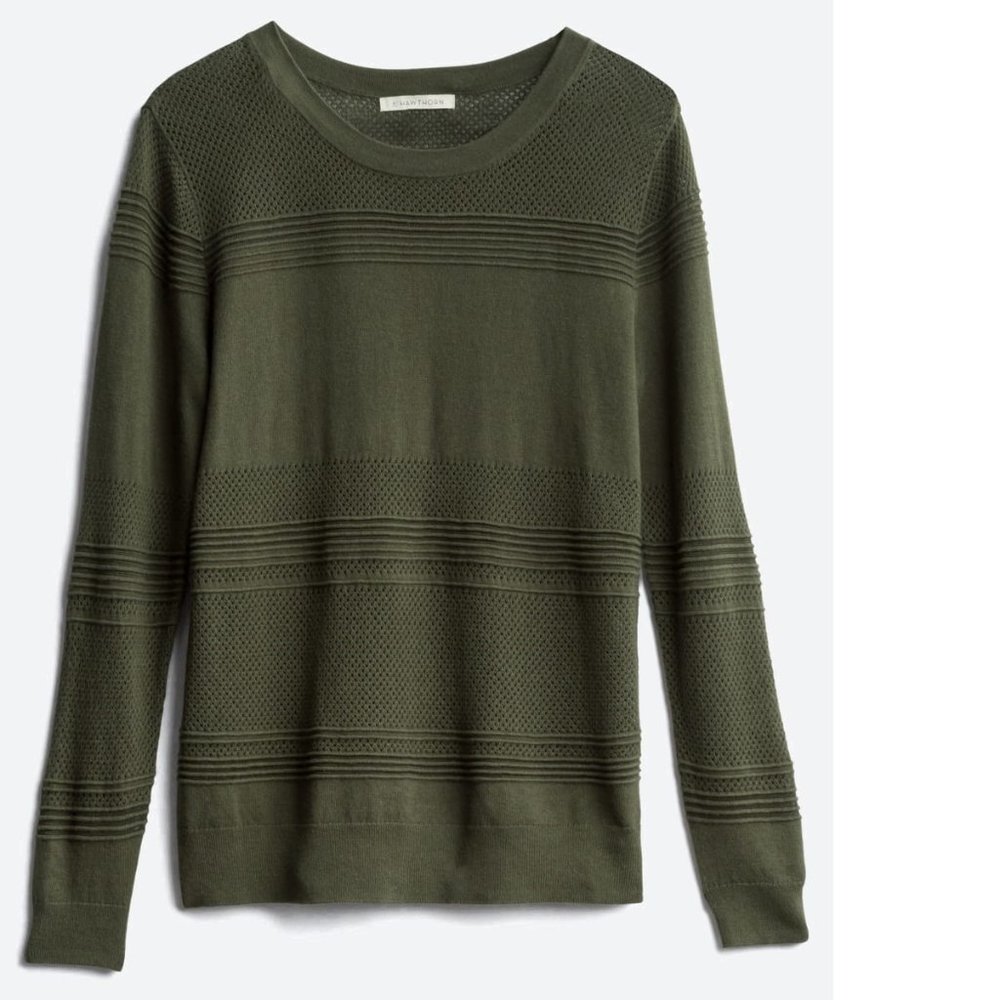 Rowan Textured Cotton Pullover - Size Small